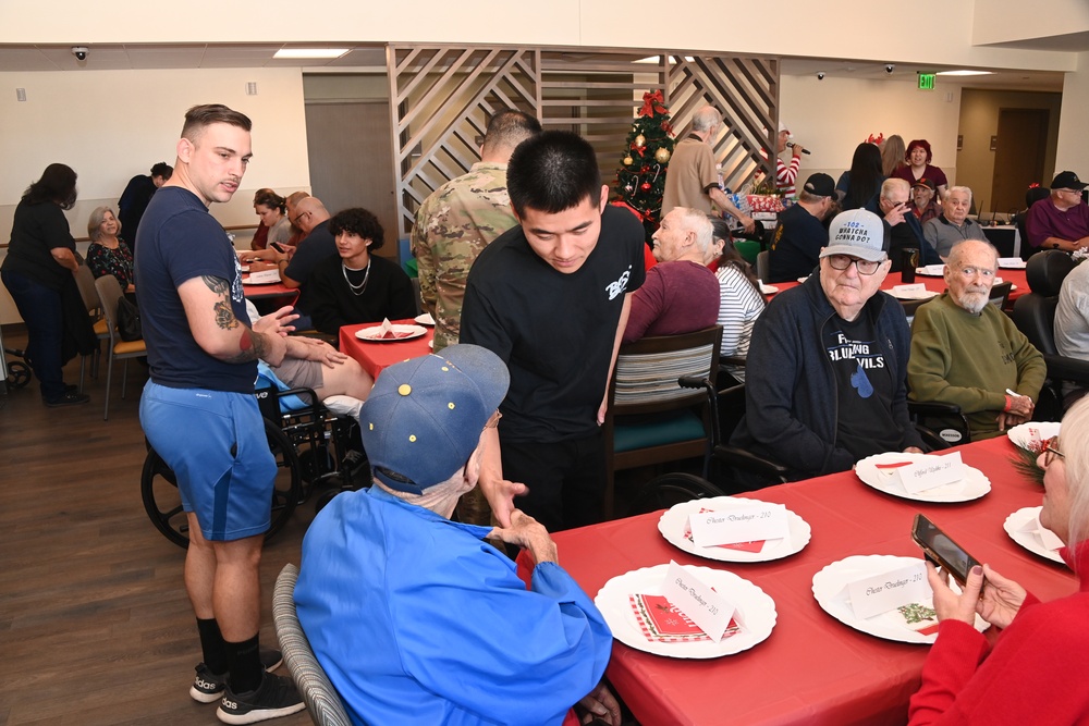 YPG Soldiers make holiday visit to Arizona State Veteran Home Yuma