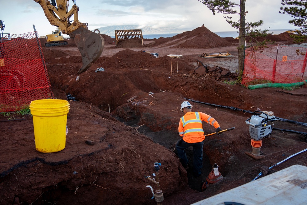 Work continues on temporary school in Lahaina