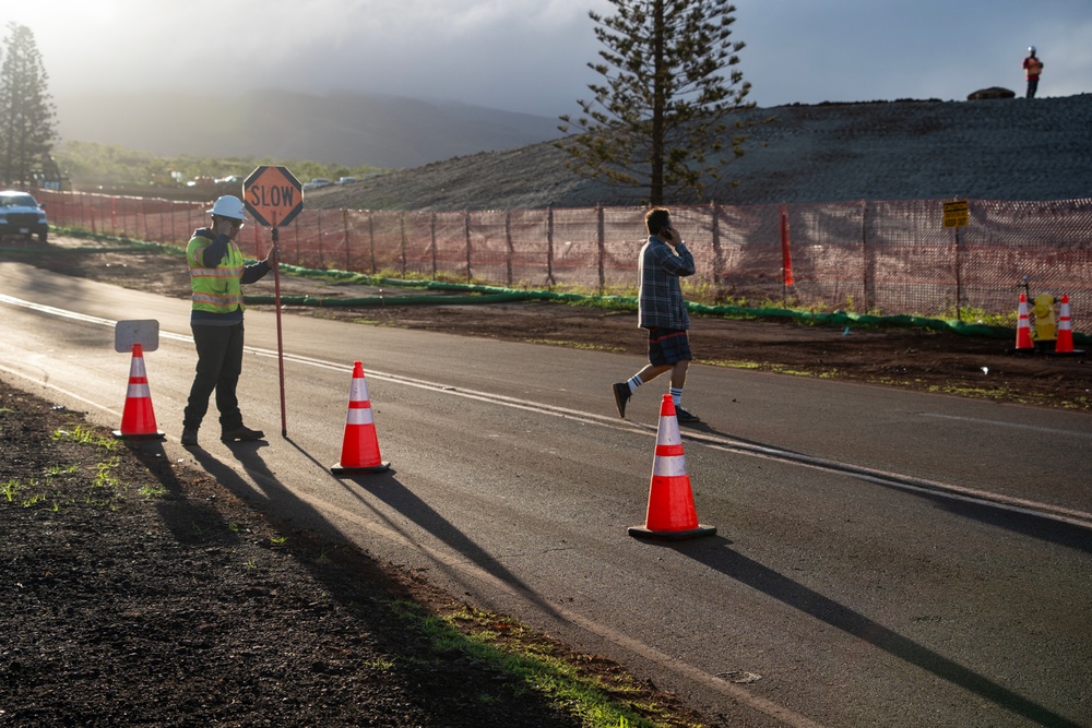 Work continues on temporary school in Lahaina