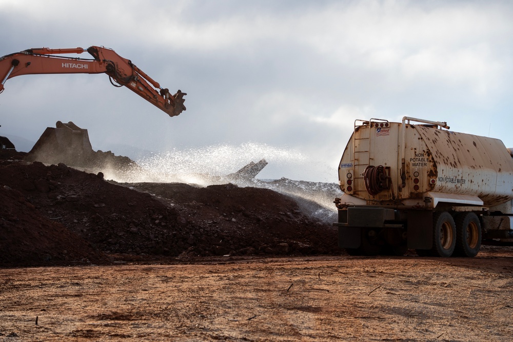 Work continues on temporary school in Lahaina