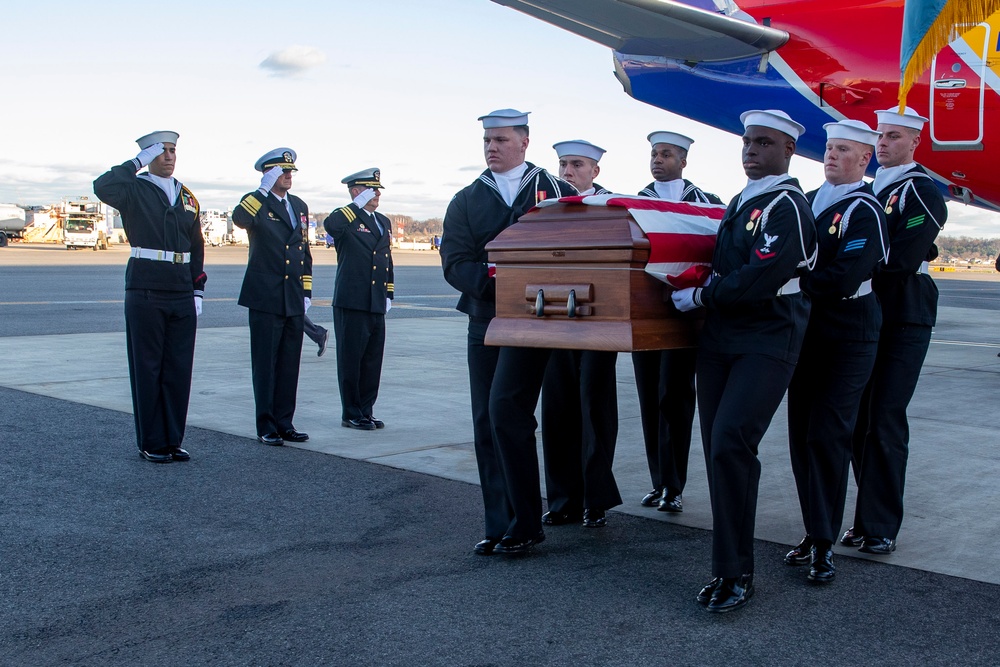 Navy Medal of Honor Recipient Laid to Rest at Arlington