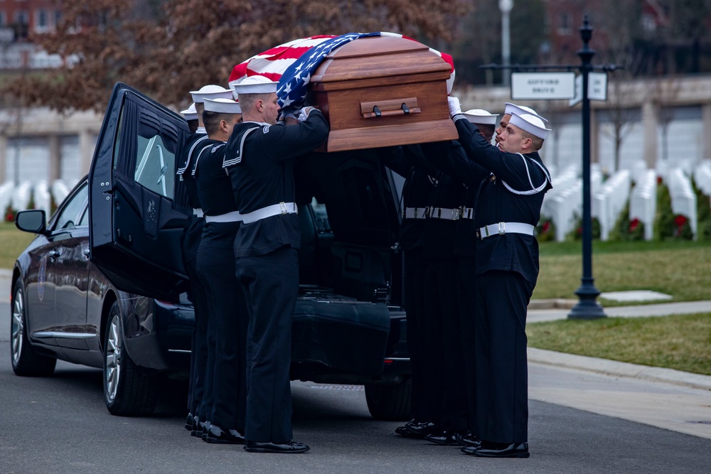 Navy Medal of Honor Recipient Laid to Rest at Arlington