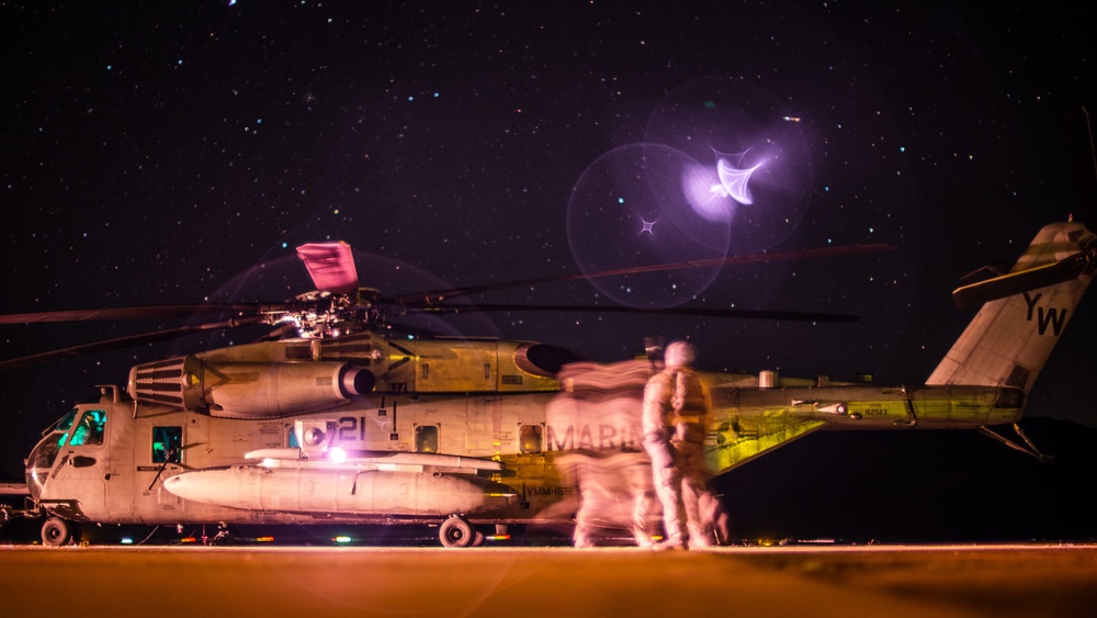 Night Ops: BLT 1/5 Conducts Ship-to-Shore QRF Training to Integrate with SOF