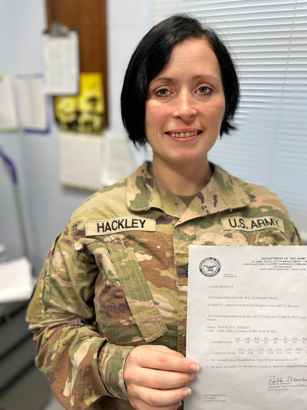 Fort Knox Active Guard Reserve Soldier achieves ‘unthinkable’ at GT score improvement test