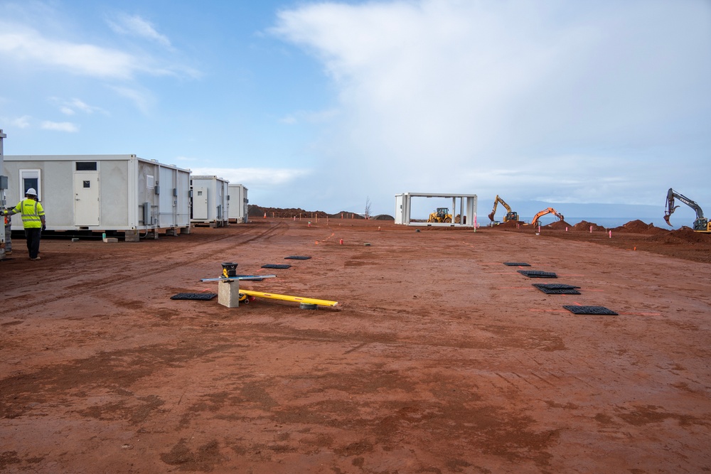 Work continues on temporary school in Lahaina