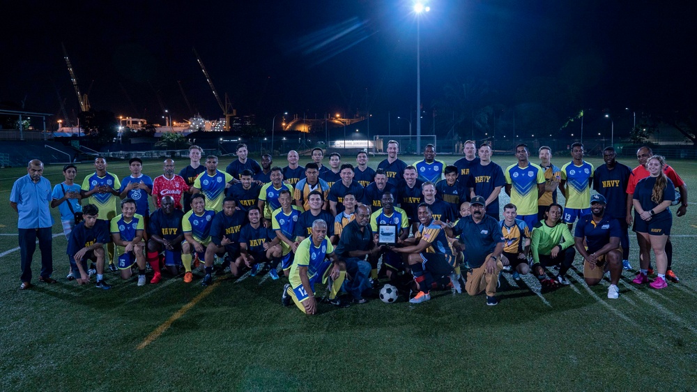 USS Carl Vinson (CVN 70) Participates in a Community Relations Event in Singapore