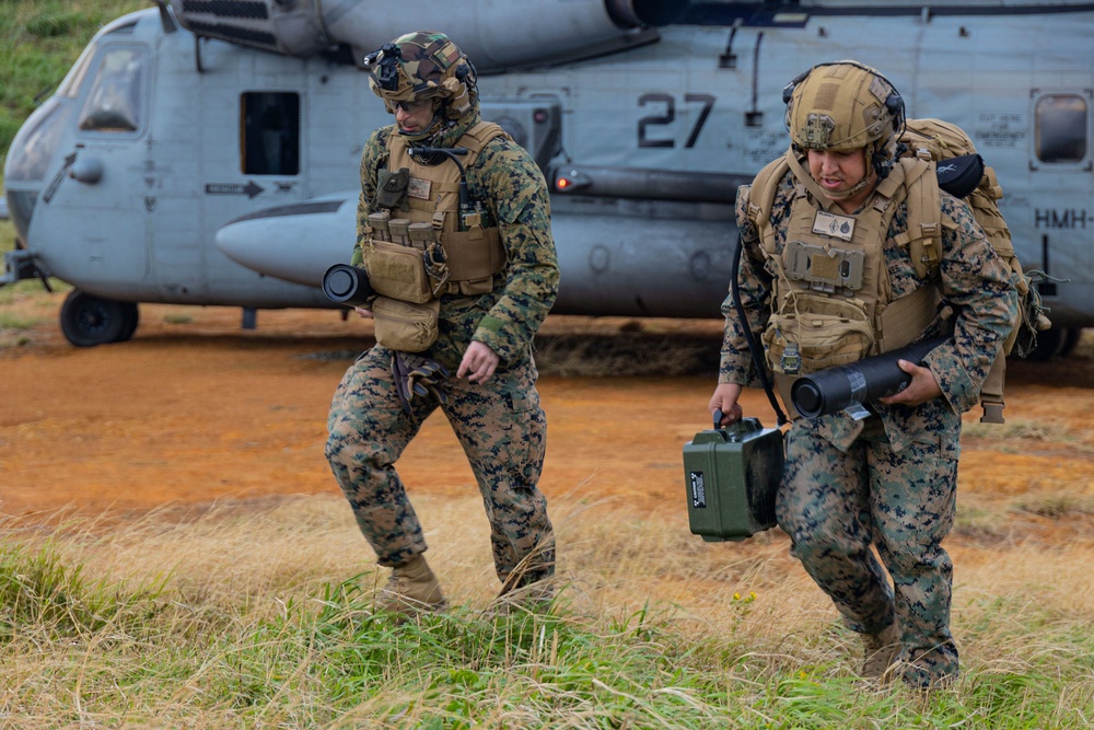 Marines with Battalion Landing Team 1/1 conduct Tactical Air Control Party and Mortar Range Event