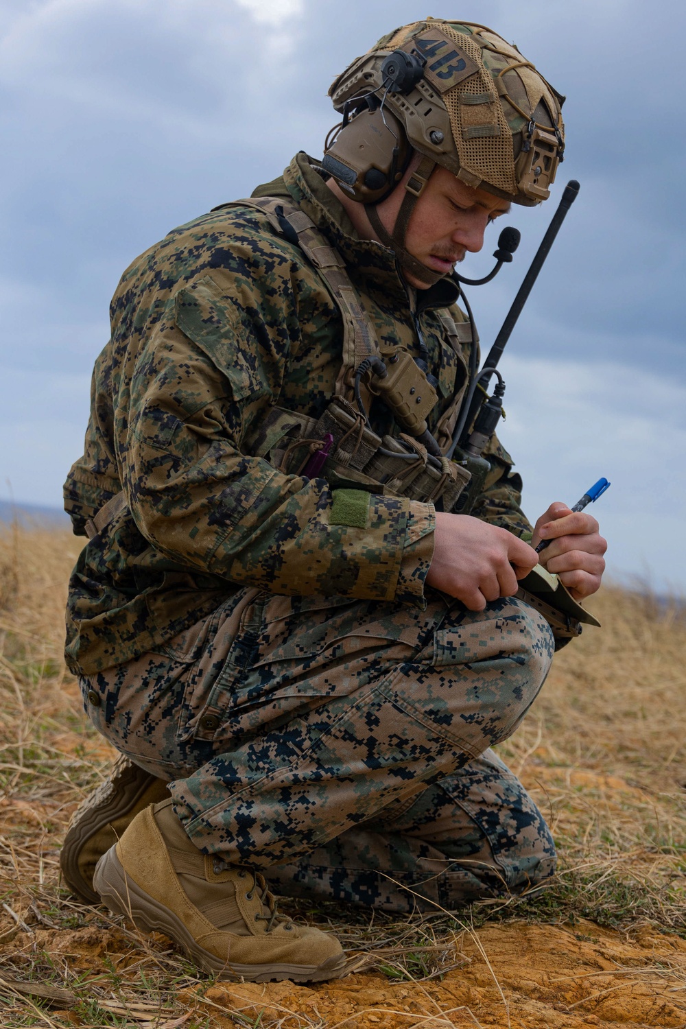 Marines with Battalion Landing Team 1/1 conduct Tactical Air Control Party and Mortar Range Event