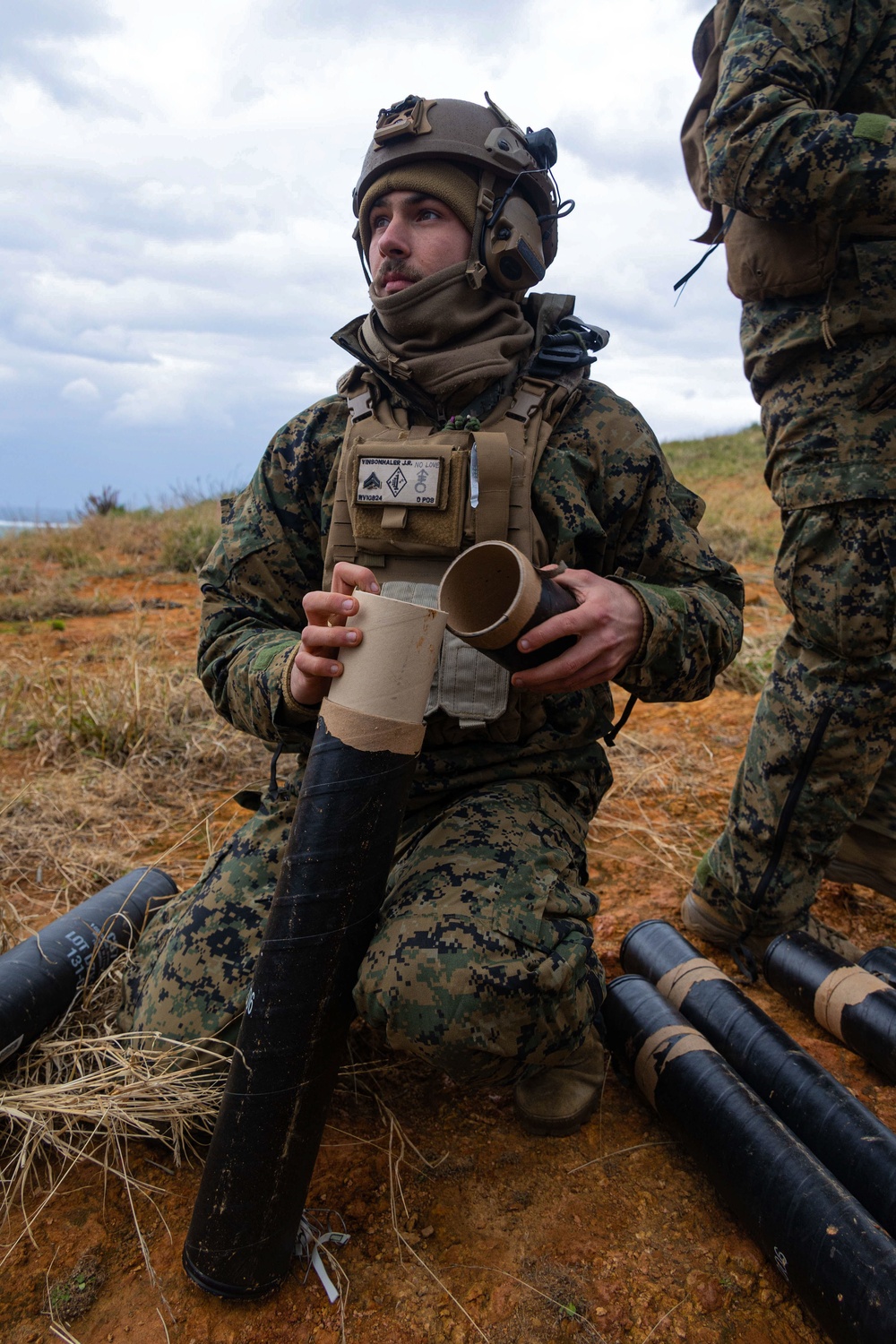 Marines with Battalion Landing Team 1/1 conduct Tactical Air Control Party and Mortar Range Event