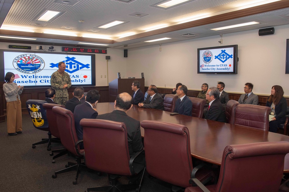 Sasebo City Assembly Visits CFAS