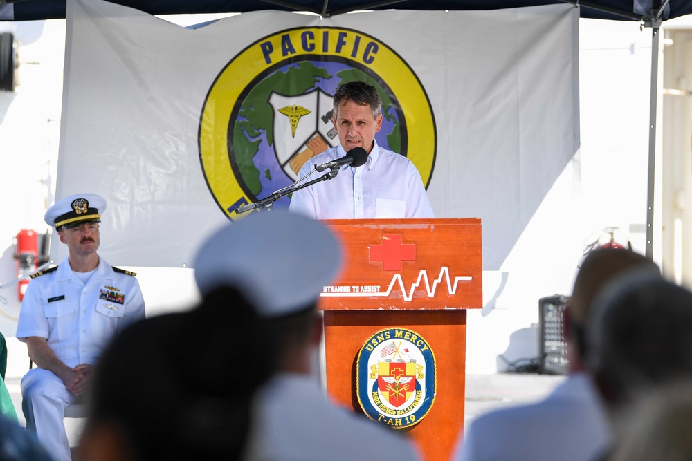 Pacific Partnership 2024-1: Palau Opening Ceremony Aboard USNS Mercy