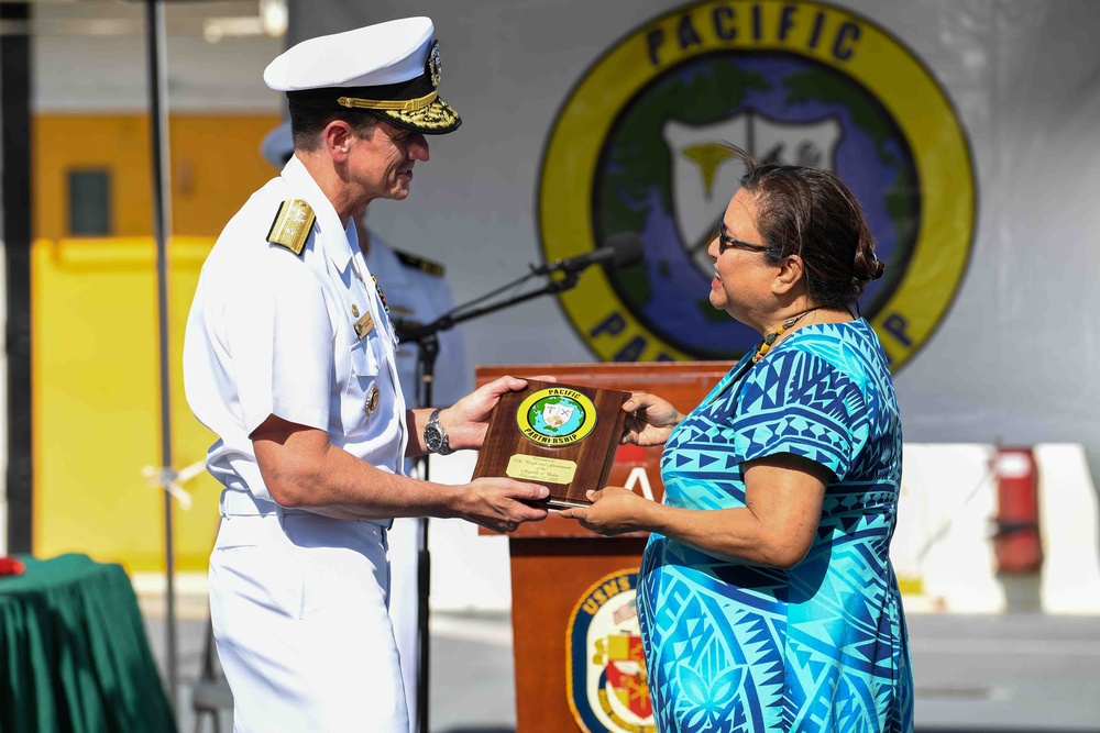 Pacific Partnership 2024-1: Palau Opening Ceremony Aboard USNS Mercy