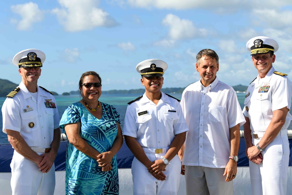 Pacific Partnership 2024-1: Palau Opening Ceremony Aboard USNS Mercy