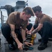 USS Carl Vinson (CVN 70) Sailors Conduct Ammo Reload