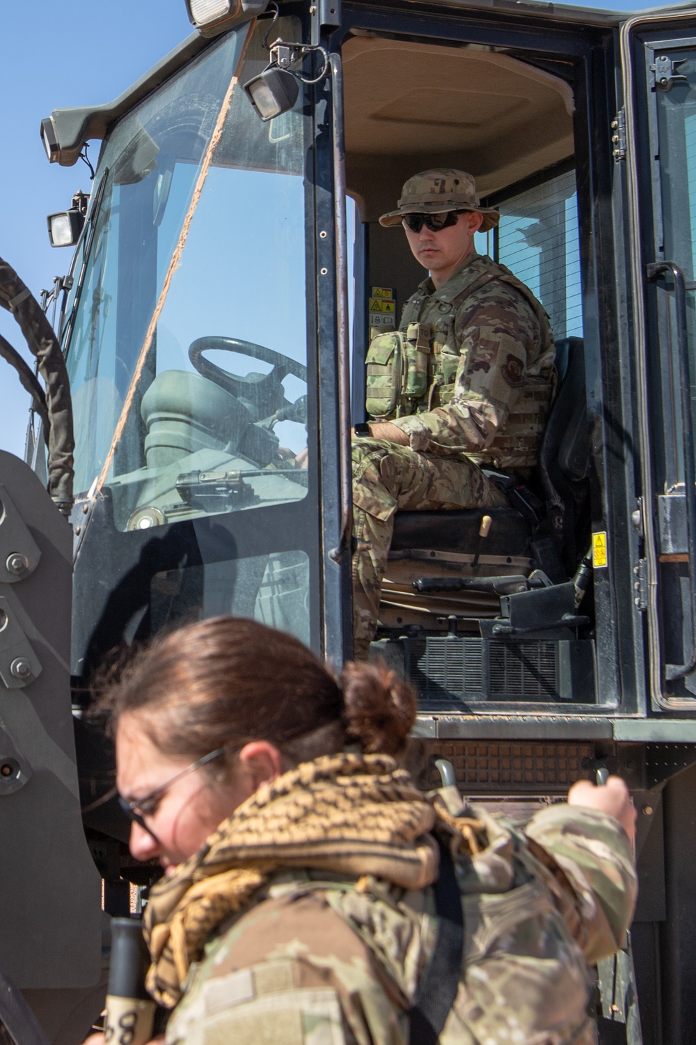 Downed aircraft recovery team trains at AB 201