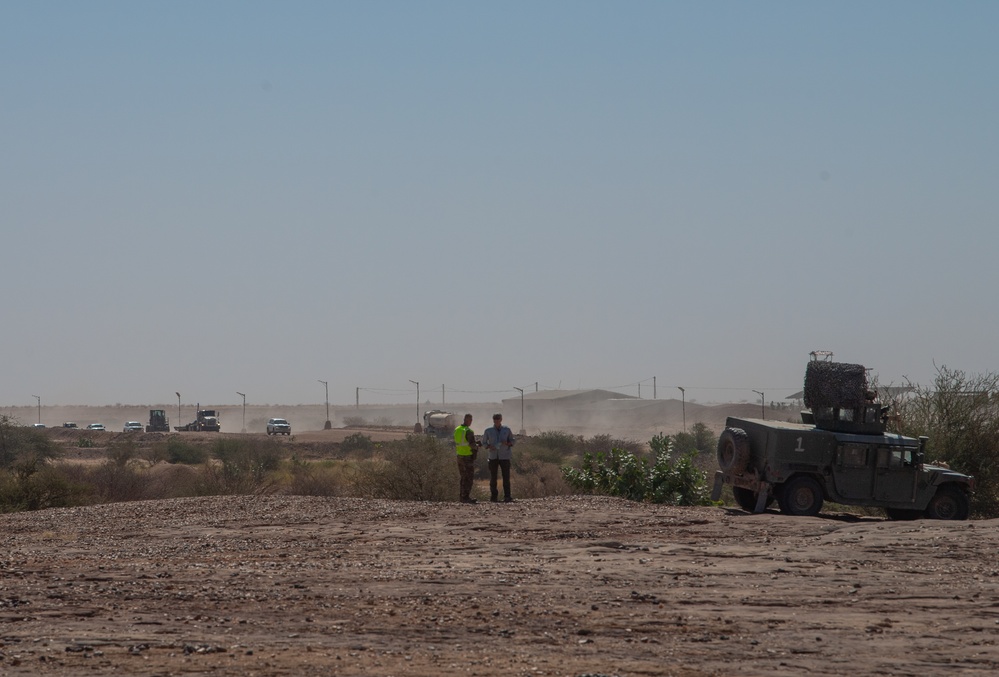 Downed aircraft recovery team trains at AB 201