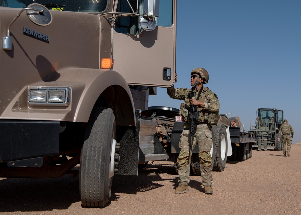 Downed aircraft recovery team trains at AB 201