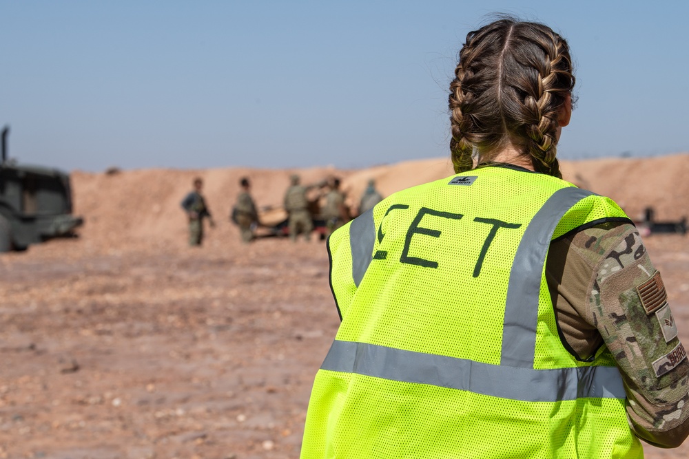 Downed aircraft recovery team trains at AB 201