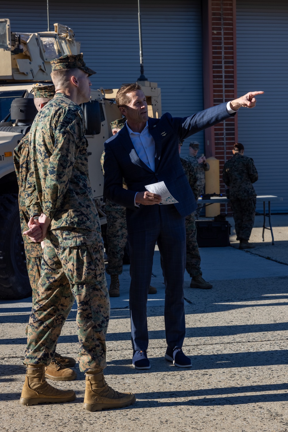 Dr. Rich McCormick visits MCB Camp Lejeune