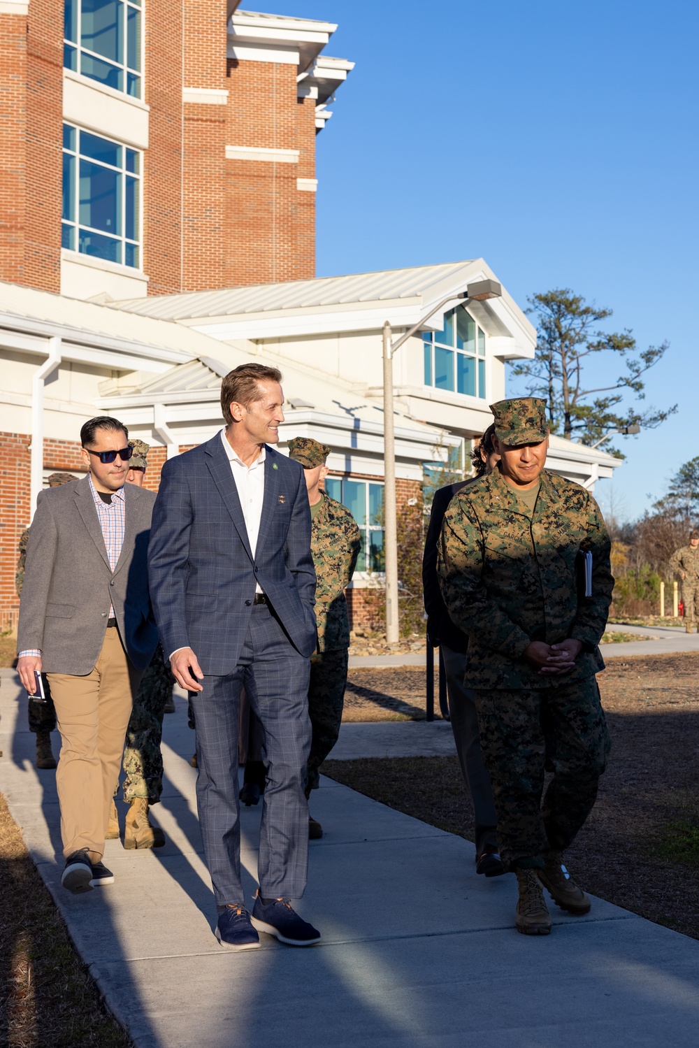 Dr. Rich McCormick visits MCB Camp Lejeune