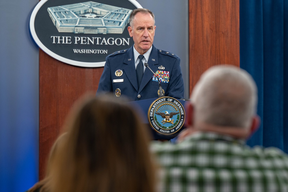 Maj. Gen. Ryder Pentagon Press Briefing