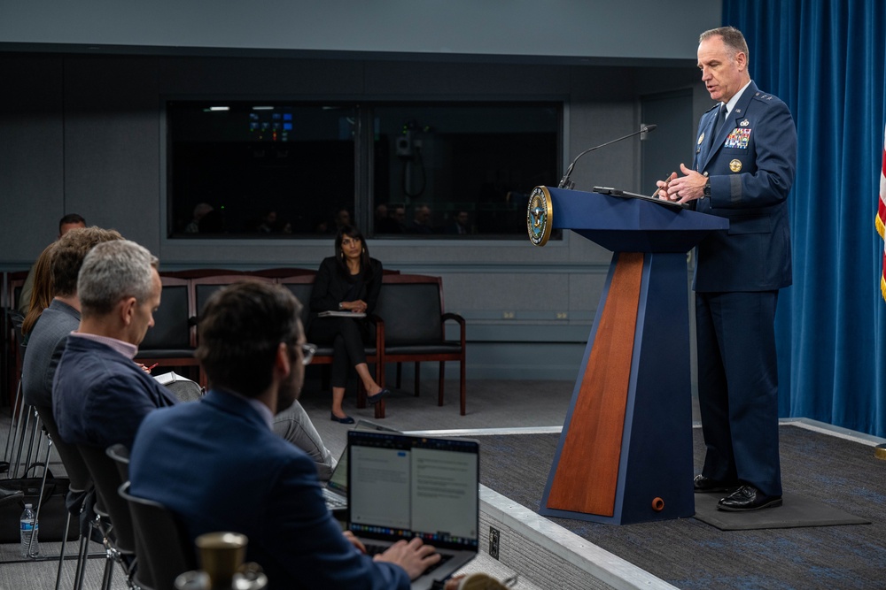 Maj. Gen. Ryder Pentagon Press Briefing