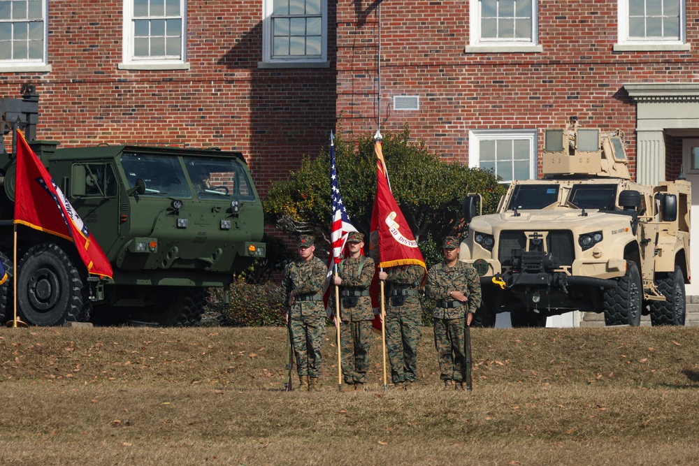 2nd Distribution Support Battalion Appointment Ceremony