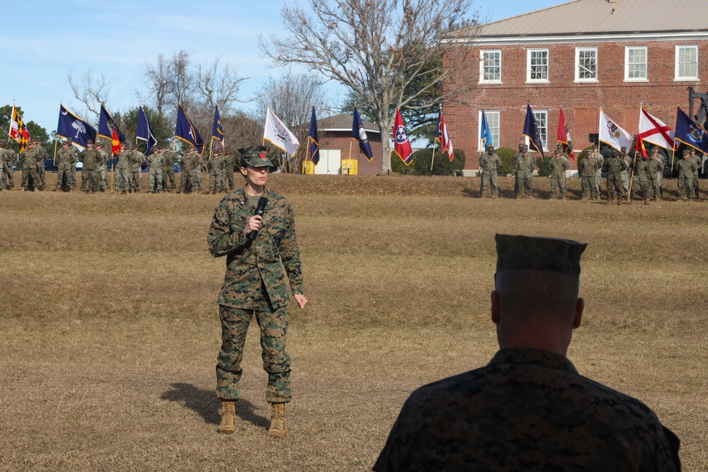 2nd Distribution Support Battalion Appointment Ceremony