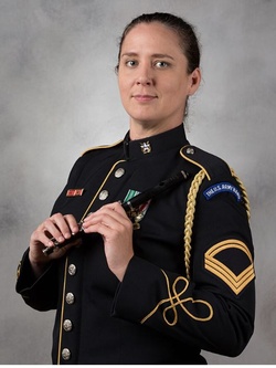 Master Sgt. Megan Lomonof is the principal piccoloist for The U.S. Army Band “Pershing’s Own” and has been a member since 2007. (Courtesy photo) [Image 4 of 4]