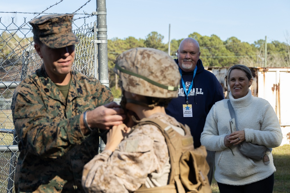 MCAS Beaufort helps grant Trent's Wish with Make-A-Wish