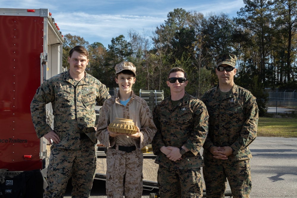 MCAS Beaufort helps grant Trent's Wish with Make-A-Wish