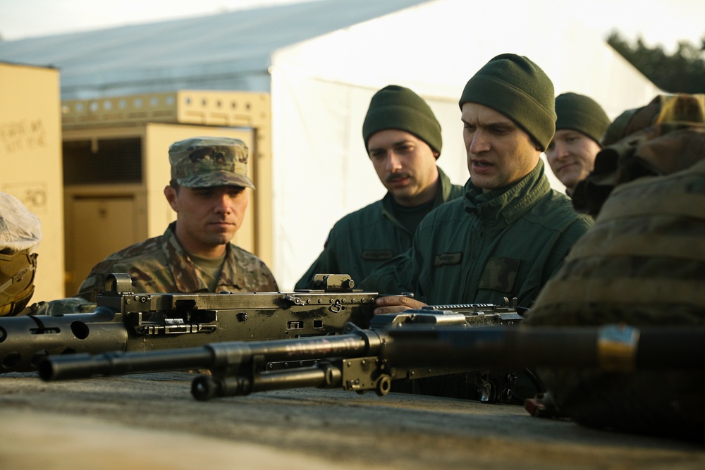 Polish and U.S. Soldiers Advance Gunnery Skills Test