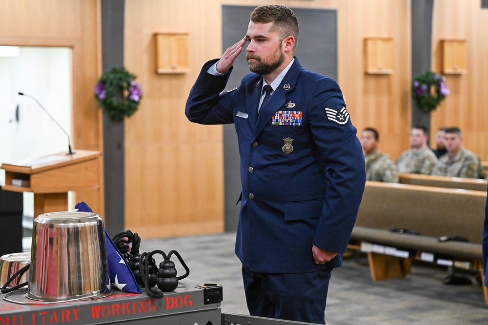 Military working dog Xxuthus: ‘A beacon of dedication and service’