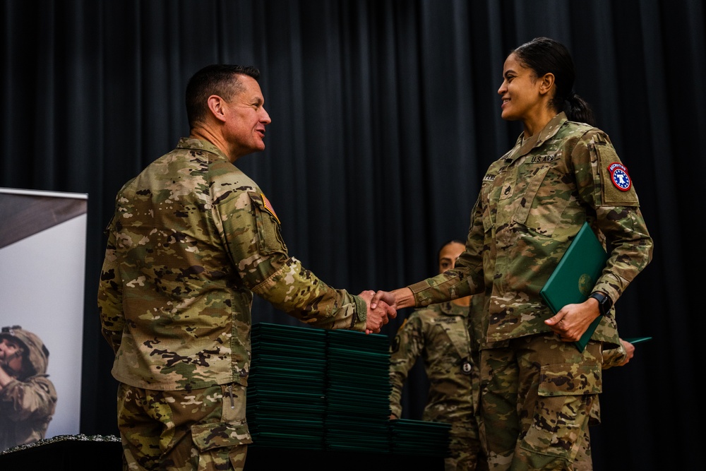 Sergeant Major of the Army promotes newest Army recruiters