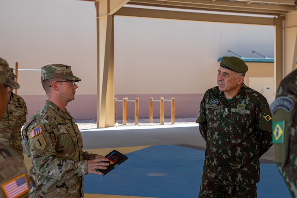 Brazilian Military Delegation visit