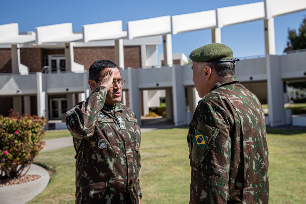 Brazilian Military Delegation visit
