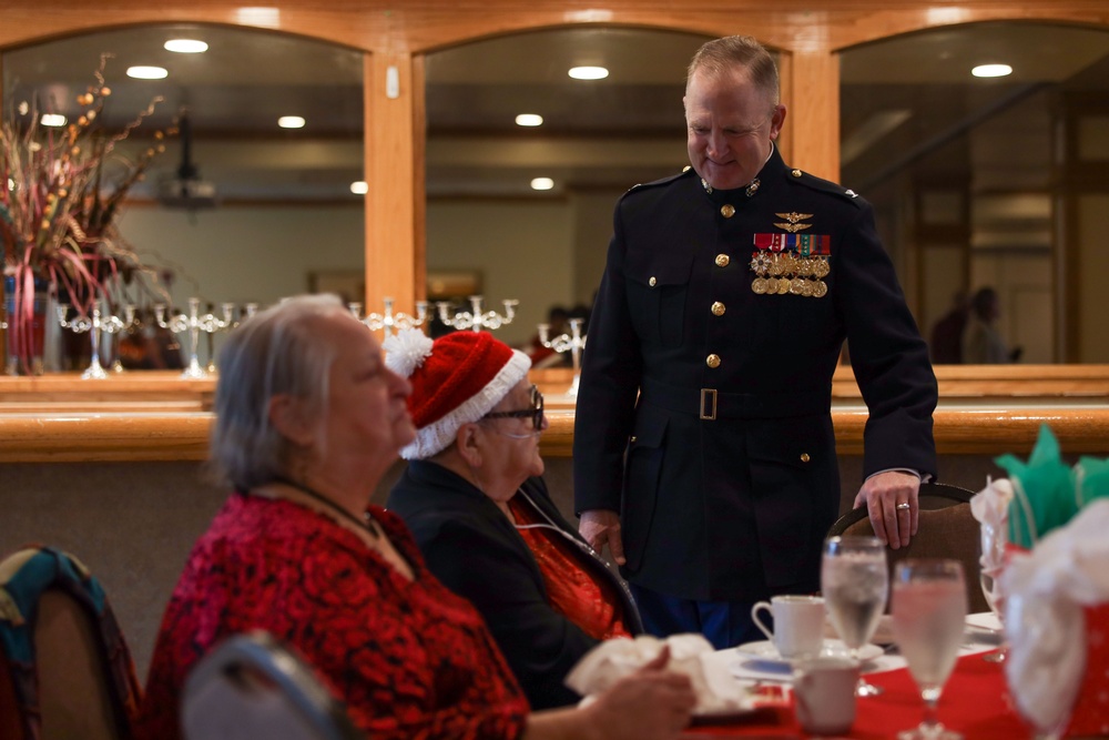 MCAS Beaufort hosts their 52nd Senior Citizen's Tea and Holiday Party