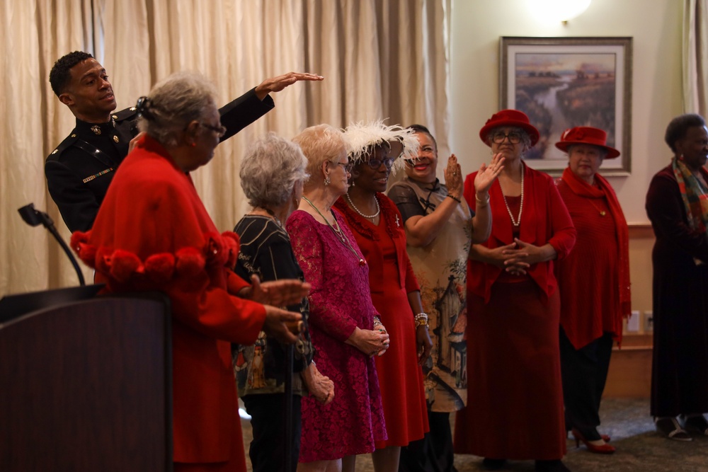 MCAS Beaufort hosts their 52nd Senior Citizen's Tea and Holiday Party