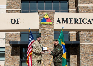 Brazilian Military Delegation visit