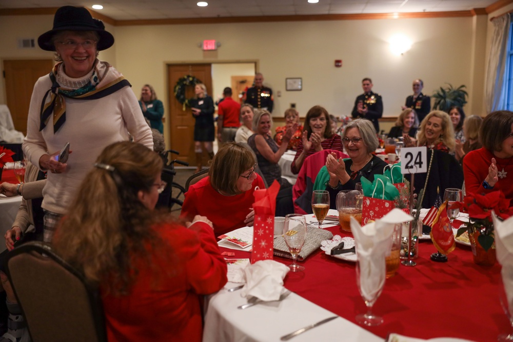 MCAS Beaufort hosts their 52nd Senior Citizen's Tea and Holiday Party