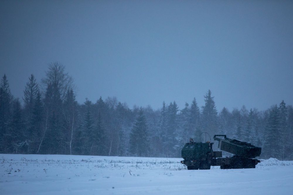 HIMARS crews demonstrate capabilities during live-fire exercise in Estonia