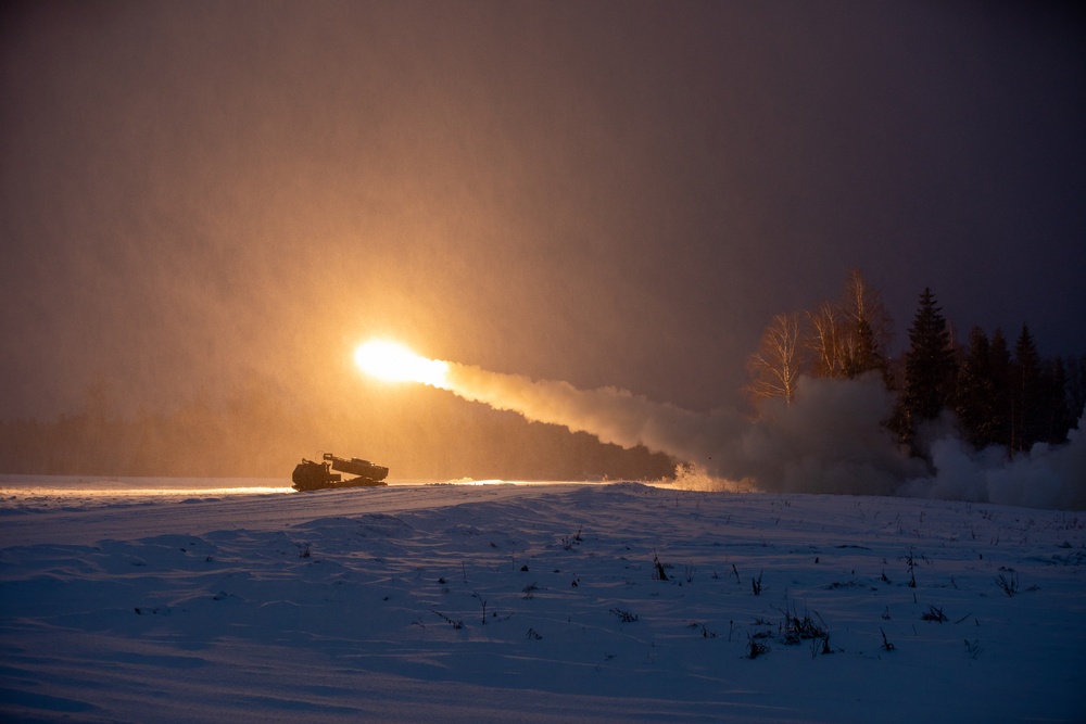 HIMARS crews demonstrate capabilities during live-fire exercise in Estonia