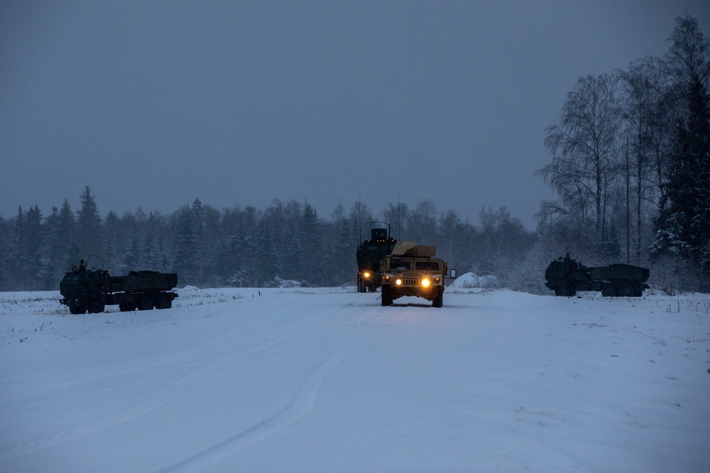 HIMARS crews demonstrate capabilities during live-fire exercise in Estonia