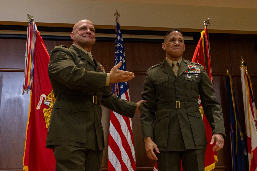 Brigadier General Omar Randall is promoted to his current rank