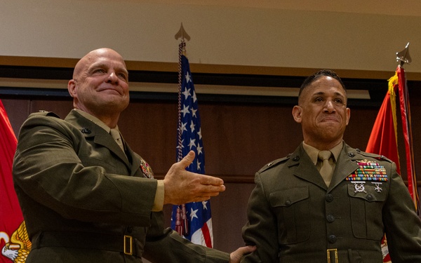 Brigadier General Omar Randall is promoted to his current rank