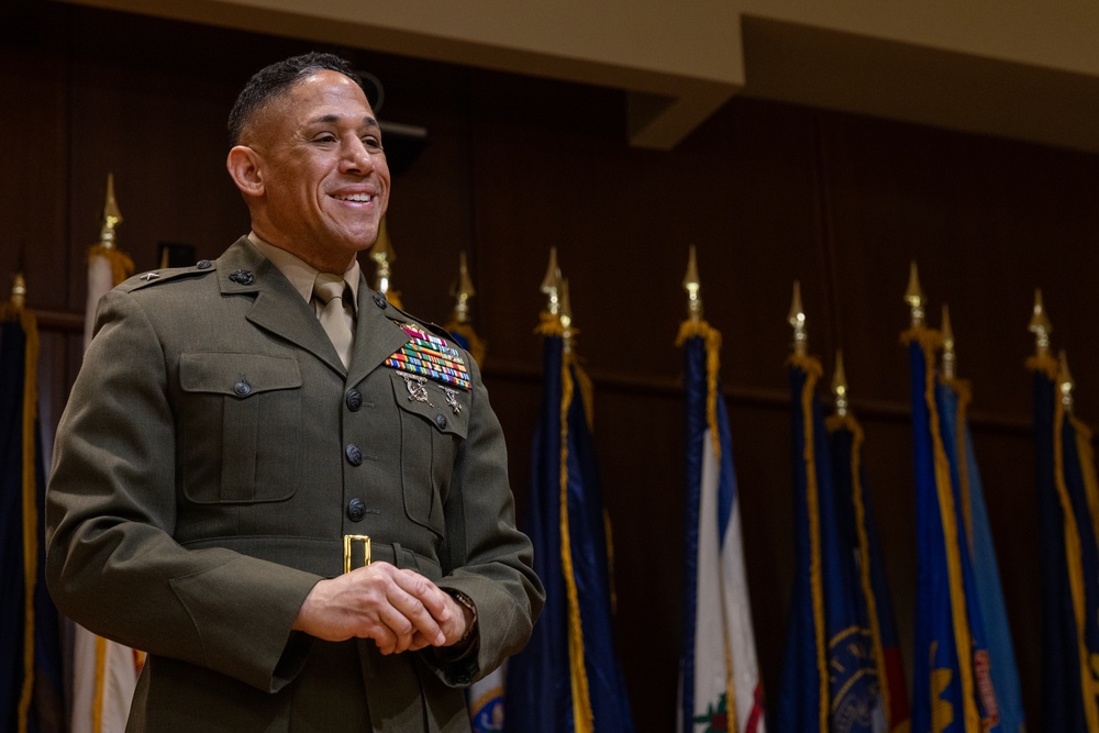 Brigadier General Omar Randall is promoted to his current rank