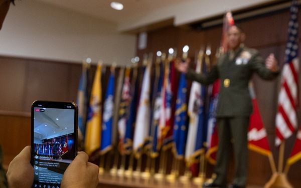 Brigadier General Omar Randall is promoted to his current rank