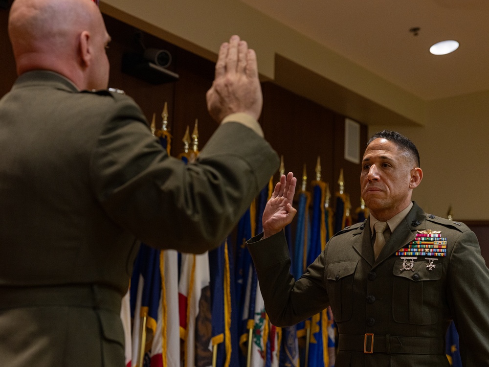 Brigadier General Omar Randall is promoted to his current rank