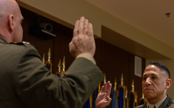 Brigadier General Omar Randall is promoted to his current rank