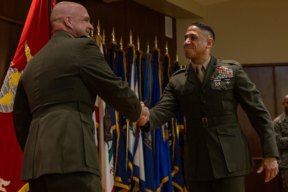 Brigadier General Omar Randall is promoted to his current rank